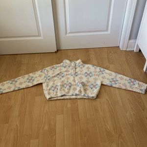 Cream teddy jacket